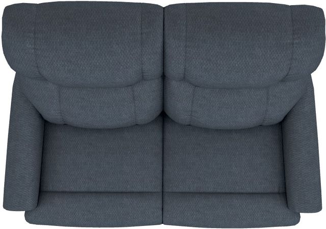 La-Z-Boy® Pinnacle Navy Power Wall Reclining Loveseat with Headrest and Lumbar-4