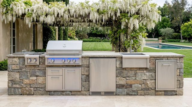 XO Performance XLT2 3-Burner Stainless Steel Built-In Natural Gas Grill-2