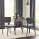 Armen Living Kalia 2-Piece Gray Dining Chair Set-4
