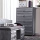 Furniture of America® McCredmond Hand Brushed Silver Chest-2