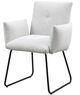 Coaster® Ackland Light Gray/Black Arm Chair-2