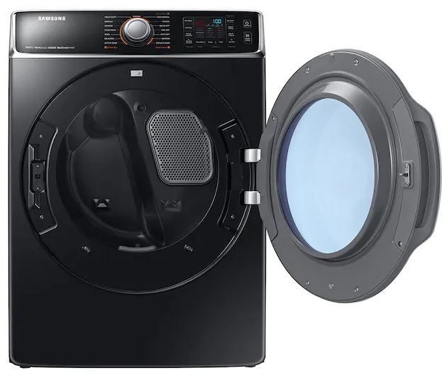 Samsung 9.5 Cu. Ft Black Front Load Gas Dryer-2