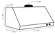 Kucht Professional 48" Stainless Steel Under Cabinet Range Hood-3