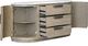 Magnussen Home® Braelyn Dorian Grey Buffet with Stone Top-1