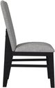 Elements International Marlene 5-Piece Black/Gray/White Dining Set-5
