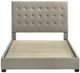 Coaster® Medley Tan Queen Platform Panel Bed-2