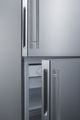 Summit® 28 in. 14.6 Cu. Ft. Stainless Steel Counter Depth Bottom Freezer Refrigerator-4