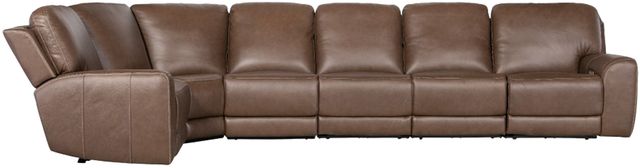 Hooker® Furniture SS Torres 6-Piece Sorrento Mocha L-Shape Power Reclining Sectional-2