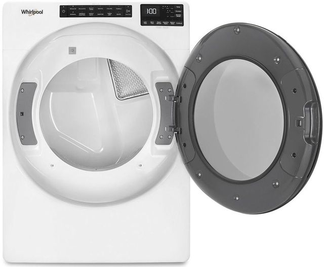Whirlpool® 7.4 Cu. Ft. White Front Load Electric Dryer -1