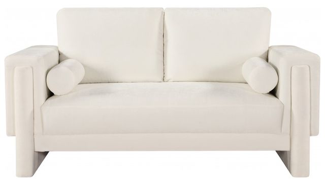 Meridian Furniture Madeline Cream Loveseat-1