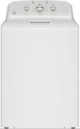 GE® 4.3 Cu. Ft. White Agitator Top Load Washer with Stainless Steel Drum, Cold Plus and Water Level Control
