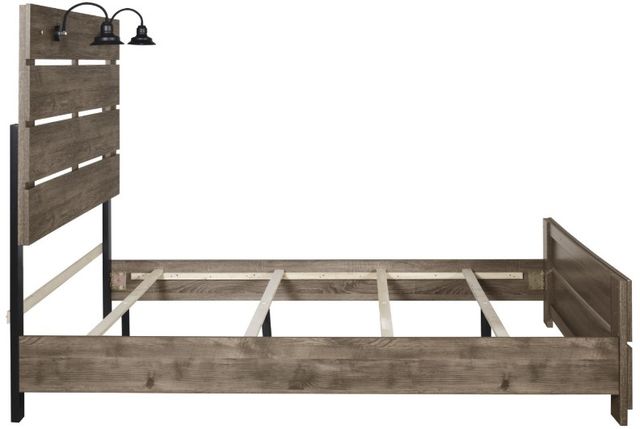New Classic® Home Furnishings Misty Lodge Rustic Brown Queen Panel Bed-2