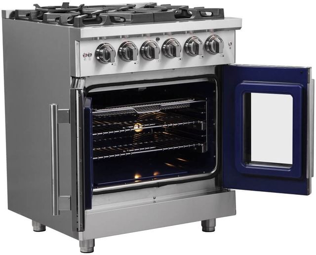 FORNO® Alta Qualita 30" Stainless Steel Freestanding Gas Range-6