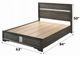 ACME Furniture Naima Gray Queen Panel Bed-1
