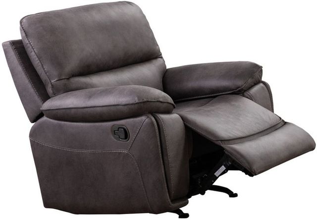 Mazin Furniture Easton Grey Upholstered Rocker Recliner-1