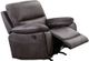 Mazin Furniture Easton Grey Upholstered Rocker Recliner-1