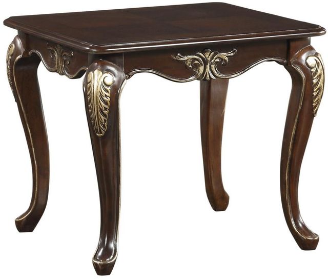 Homelegance® Croydon Dark Cherry End Table-0