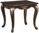 Homelegance® Croydon Dark Cherry End Table-0