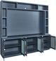 aspenhome® Perry Malta Blue 97'' Console and Hutch-1