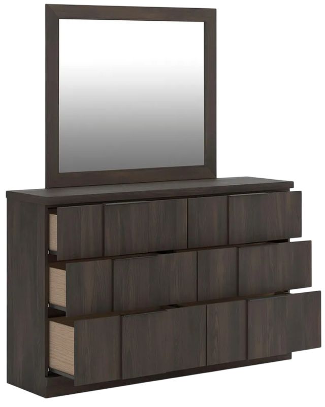 Signature Design by Ashley® Jadiston Dark Brown Dresser and Mirror-3