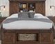 A-America® Sun Valley Rustic Timber King Rotating Storage Bed-1