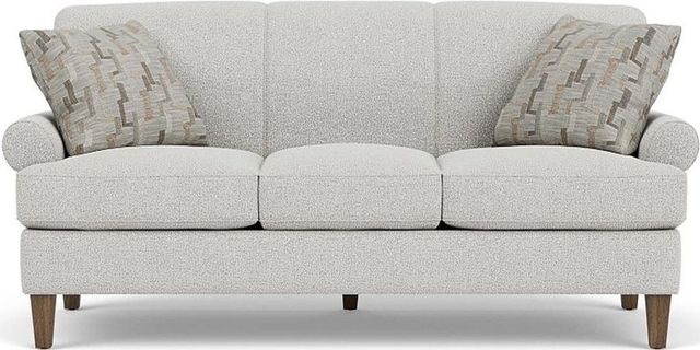Flexsteel® Venture Silver Glacier Sofa-1