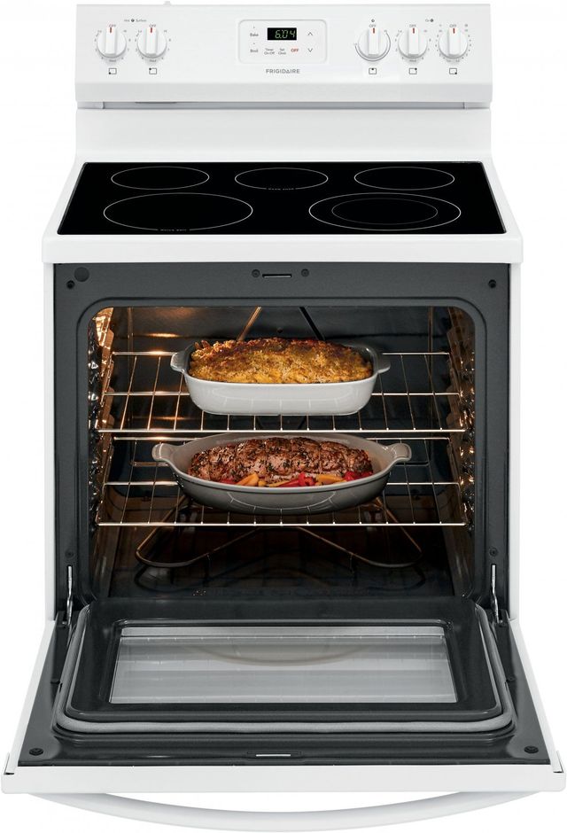 Frigidaire® 30" White Free Standing Electric Range-2