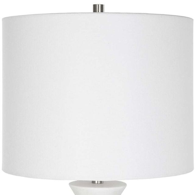 Uttermost® Fountain White Buffet Lamp-3