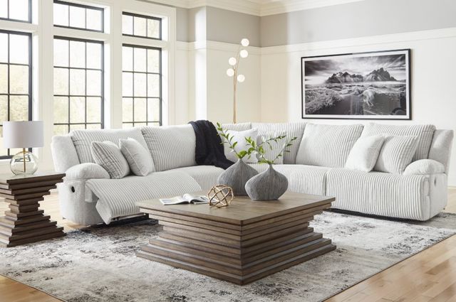 Signature Design by Ashley® Top Tier 5-Piece Alloy Curved Manual Reclining Sectional-3