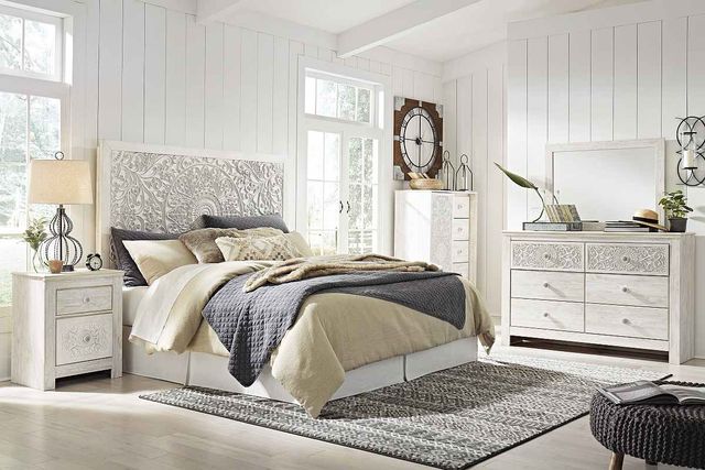 Signature Design by Ashley® Paxberry Whitewash Bedroom Mirror-2