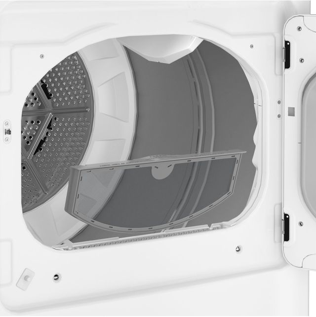 GE® 7.4 Cu. Ft. White Front Load Electric Dryer-7