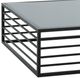 VIG Furniture Modrest Malvo Black/Chrome Modern Coffee Table-1