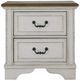 Signature Design by Ashley® Blendon Brown/White Nightstand-1