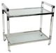A & B Home Soho Stainless Steel Trolley Bar -0