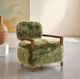 Furniture of America® Eramo Green Accent Chair-2