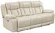 Homelegance® Huron Beige Double Power Reclining Sofa-0