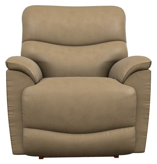 La-Z-Boy® Trouper Silt Power Rocking Recliner with Headrest and Lumbar-1
