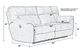 iAmerica Collins Coffee Power Reclining Sofa-3