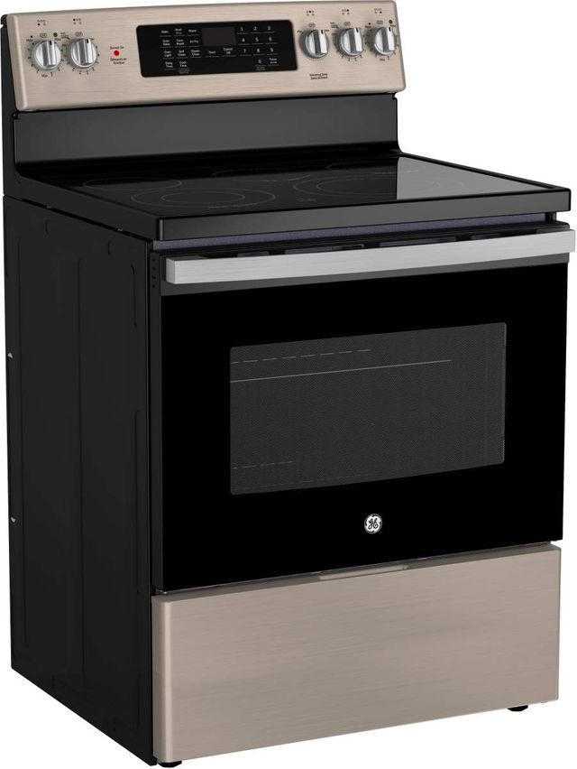 GE® 30" Slate Freestanding Electric Range-1