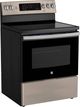 GE® 30" Slate Freestanding Electric Range-1