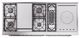 Ilve® Nostalgie II Noblesse 60'' Emerald Green Pro Style Dual Fuel Range with Chrome Trim-4