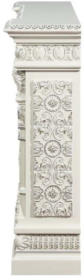 ACME Furniture Vanaheim Antique White Fireplace-4