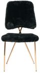 VIG Furniture Candace 2-Piece Black/Rosegold Modern Dining Chair Set-2