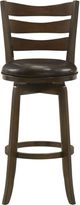 Coaster® Murphy Dark Brown/Dark Cherry Swivel Bar Stool-3