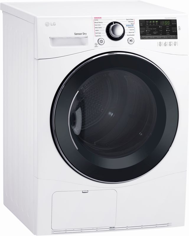 LG 4.2 Cu. Ft. White Front Load Electric Dryer-3