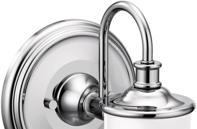 Moen® Belfield™ Chrome One Globe Bath Light-1