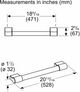 Thermador® Professional Stainless Steel Handle Kit-2