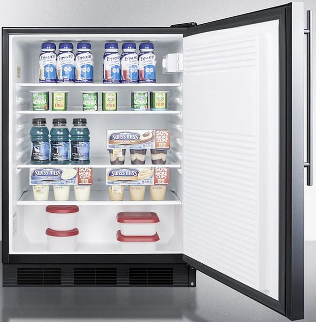 Accucold® by Summit® 5.5 Cu. Ft. Stainless Steel Under the Counter Refrigerator-3