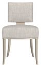 Caracole® Reserved Seating Gray/Soft Silver Side Chair-1