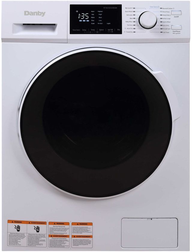 Danby® 2.7 Cu. Ft. White All-In-One Ventless Washer Dryer Combo-0